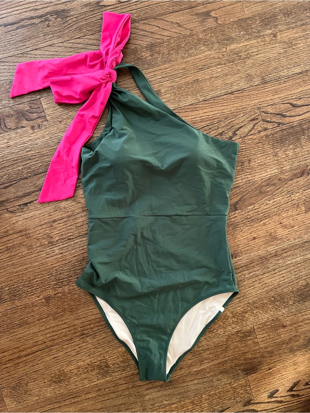 Summersalt Bathing Suit- “The Long Torso Bow-Shoulder Ruched Sidestroke” in 10LT